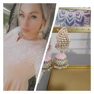 Light pink Jhumkas 💗